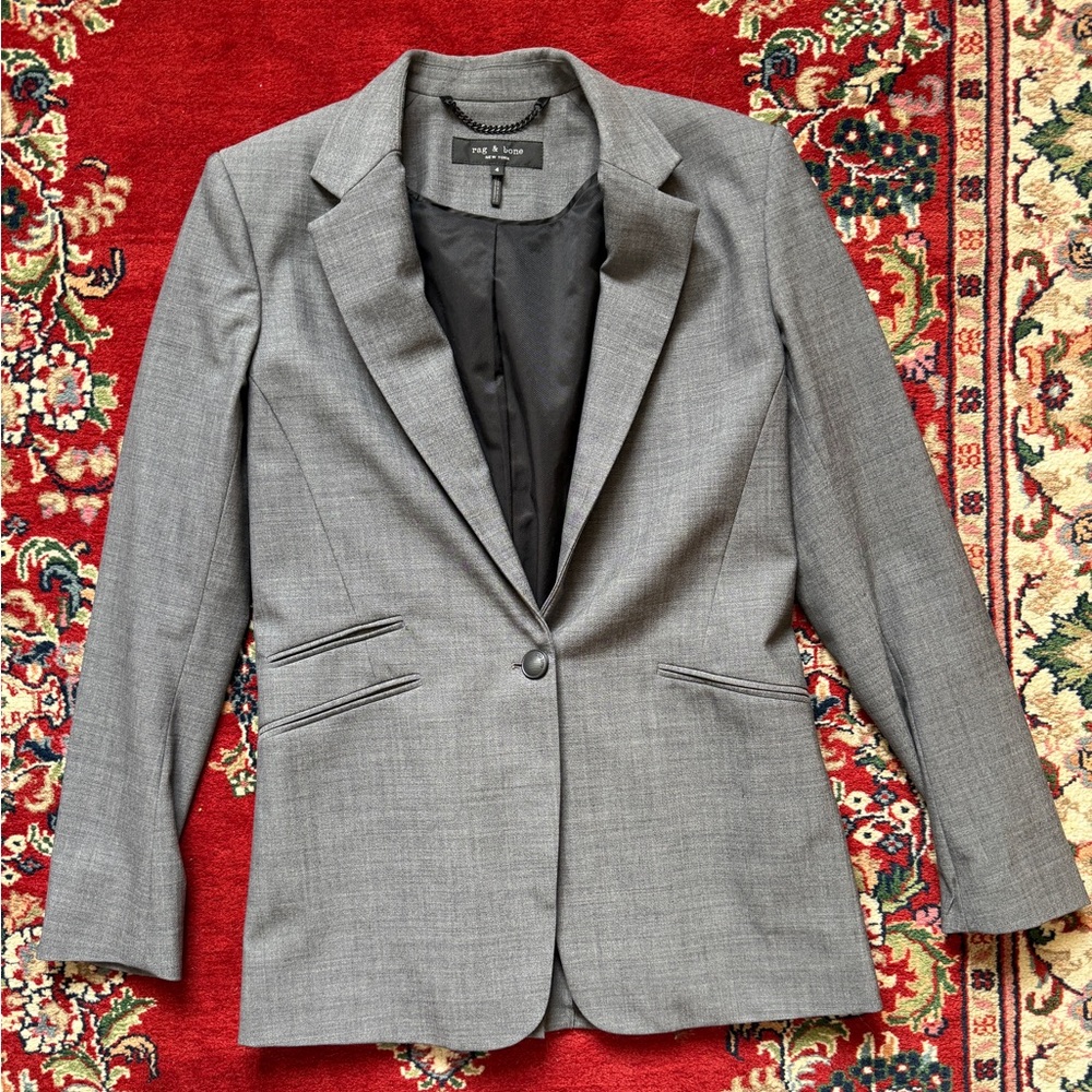 Rag & Bone Gray Women's Blazer